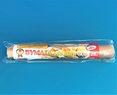 Бумага для выпечки 38см*25м "Виконт" в т/у пленке (28)