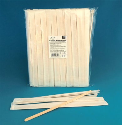 Палочки деревянные д/размешивания 178мм в индив. уп., 250шт/уп. AVIORA (401-926) (20)
