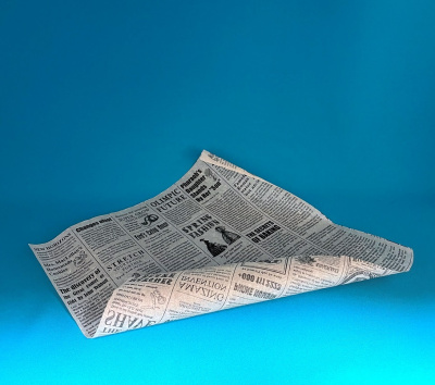 .Оберточная бумага 305*305 подпергамент "Газета беж." (028-100097-001) (1000 шт/уп) 