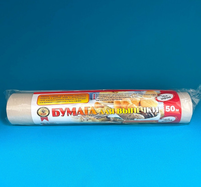 Бумага для выпечки 38см*50м "Виконт" в т/у пленке (15)
