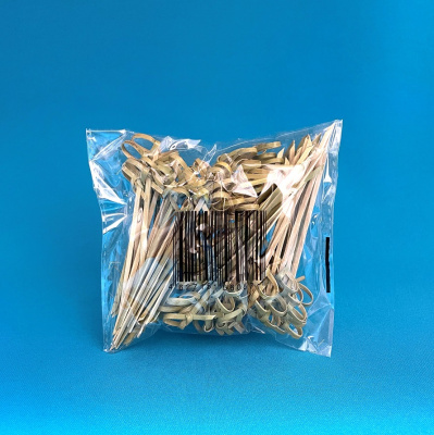 Пика бамбук "Узелок" 9см. 100шт/уп. (440-701) (40)