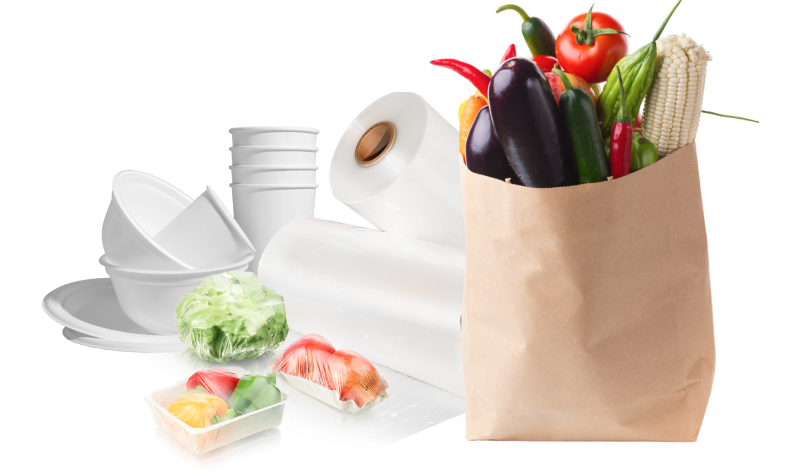 Одноразовая посуда и упаковка всегда в наличии!